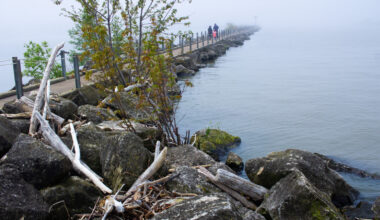 One Of Ohio's Longest Piers Is A Lake Erie Charmer Where Locals Love To Fish And Watch Sunsets