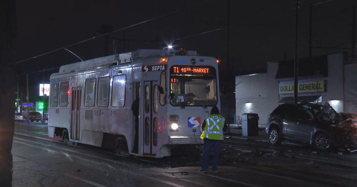 Man dead, two others injured after SEPTA Trolley and SUV collide in West Philadelphia