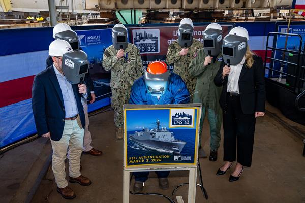 HII lays keel for US Navy's LPD USS Philadelphia