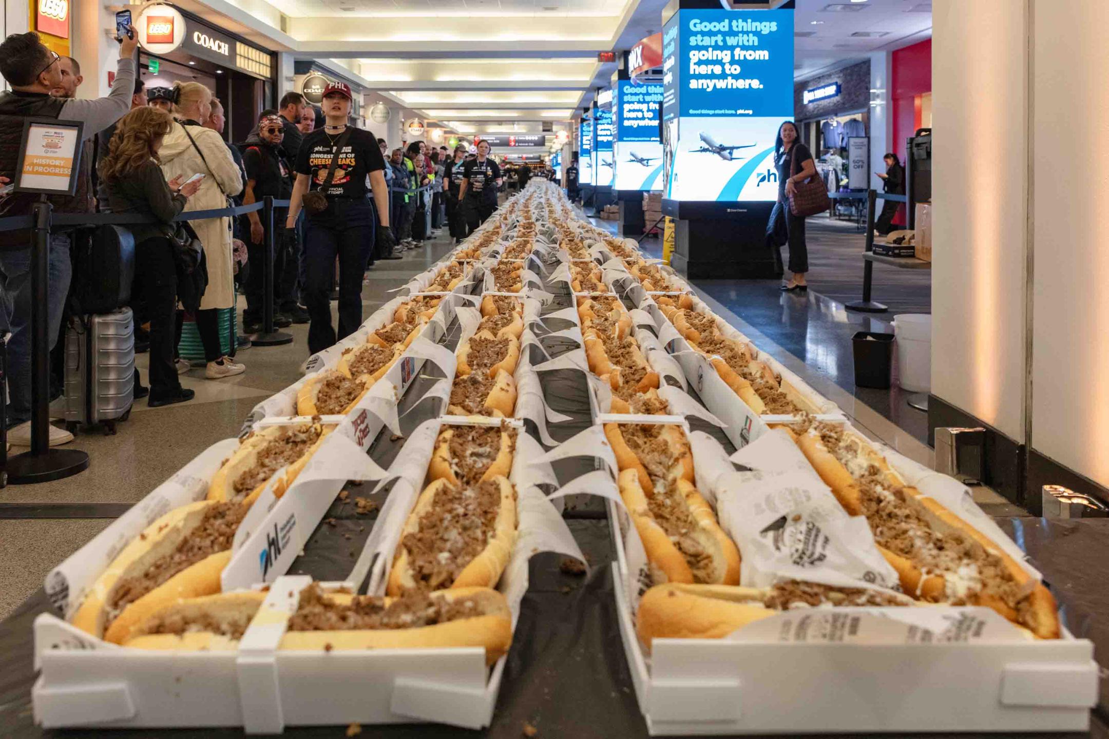 PHL Guinness Record Cheesesteak