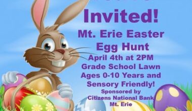 EASTER EGG HUNT BRING SPRINGTIME FUN TO MT. ERIE