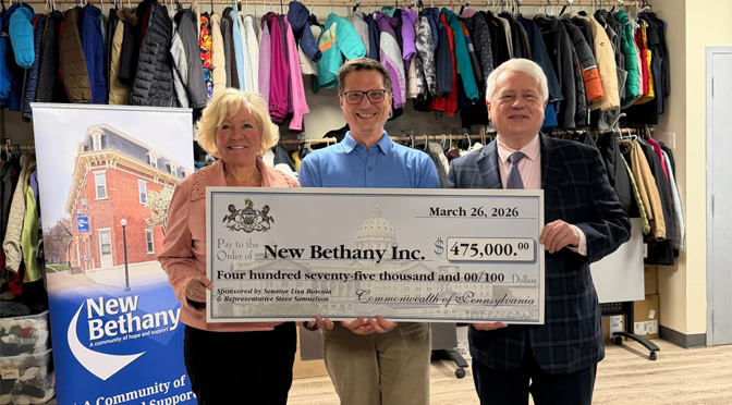 Boscola & Samuelson Present $475,000 State Grant to New Bethany For Their Community Center Expansion Project