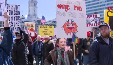 No Kings Philadelphia: Hundreds march through Center City protesting Trump policies