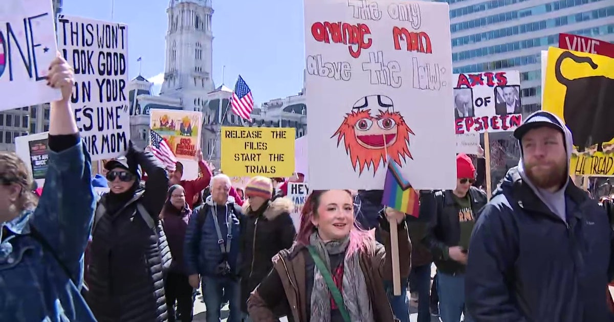 No Kings Philadelphia: Hundreds march through Center City protesting Trump policies