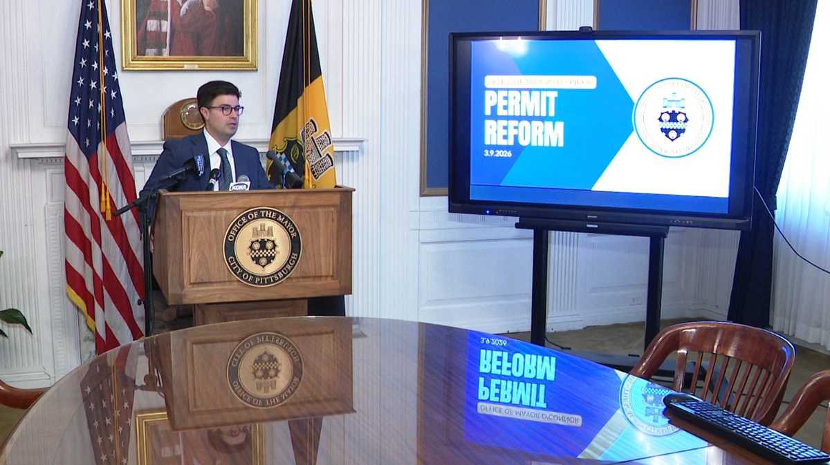 Pittsburgh Mayor Corey O'Connor announces permitting reform