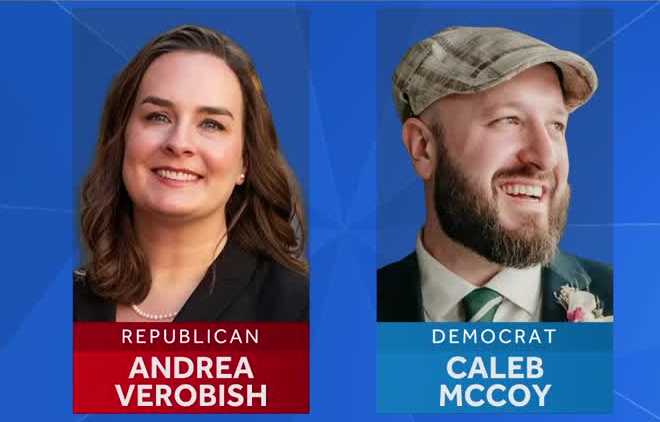 The other race was between Republican Andrea Verobish and Democrat Caleb McCoy in the 79th District, which includes Blair County.