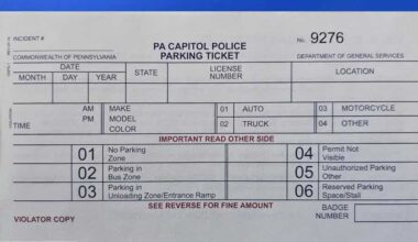 Pennsylvania Capitol Police warn of parking ticket scam calls