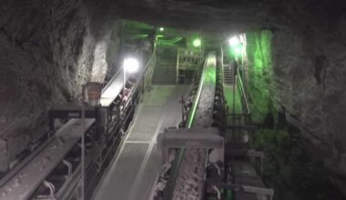 Lake Erie salt mine produces millions of tons annually