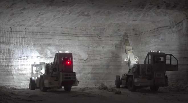Whiskey Island salt mine beneath Lake Erie the whiskey island salt mine beneath lake erie, owned by food giant cargill, produces 3 to 4 million tons of salt annually, supplying road salt across the northeast and great lakes.