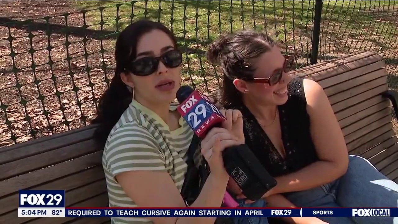 "It brings people together" Philly residents enjoy the beautiful weather Tuesday