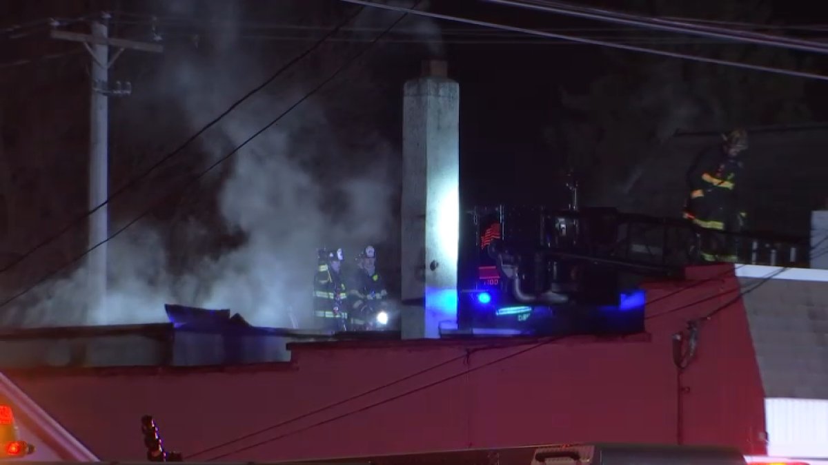 Crews work to put out flames at Delco recreation club – NBC10 Philadelphia