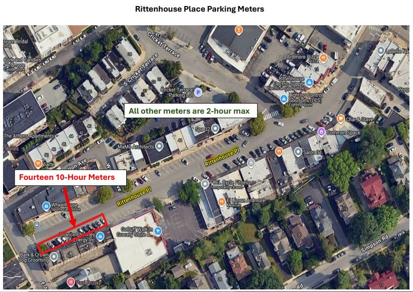 Proposed ordinance change could allow longer parking on Ardmore’s Rittenhouse Place