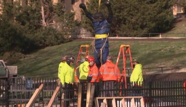 The Rocky statue at the Philadelphia Museum of Art is on the move today. Here's what to know.