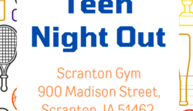 GCLA and Board of Supervisors Sponsors 3rd Annual Teen Night Out in Scranton | Raccoon Valley Radio