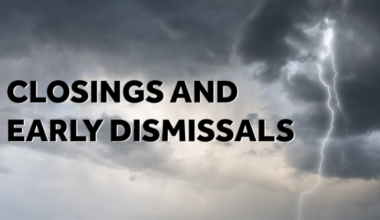 Full list of closings, early dismissals