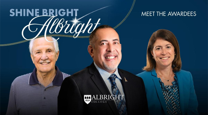 Inaugural Shine Bright Albright Gala will honor three Berks leaders and champion life-changing scholarships