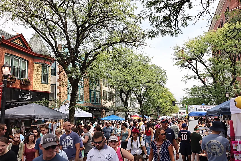 Mushroom Festival in Kennett Square, Pennsylvania.