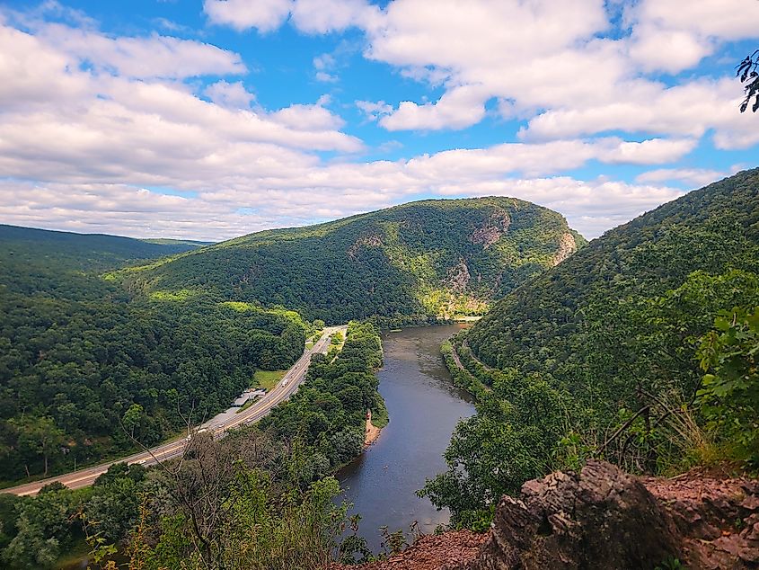 Delaware Water Gap Summit View.