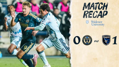 Recap | Union fall to Quakes, 1-0
