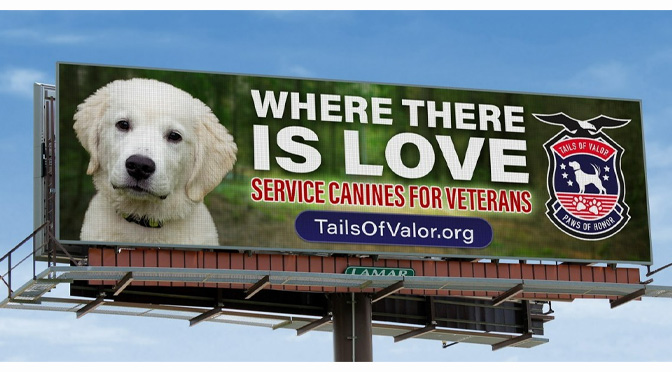 Tails of Valor® and Lamar Advertising Enter a Half-Decade of Partnership to Amplify the Mission of Local Heroes