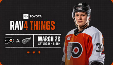 RAV4 Things: Flyers @ Red Wings