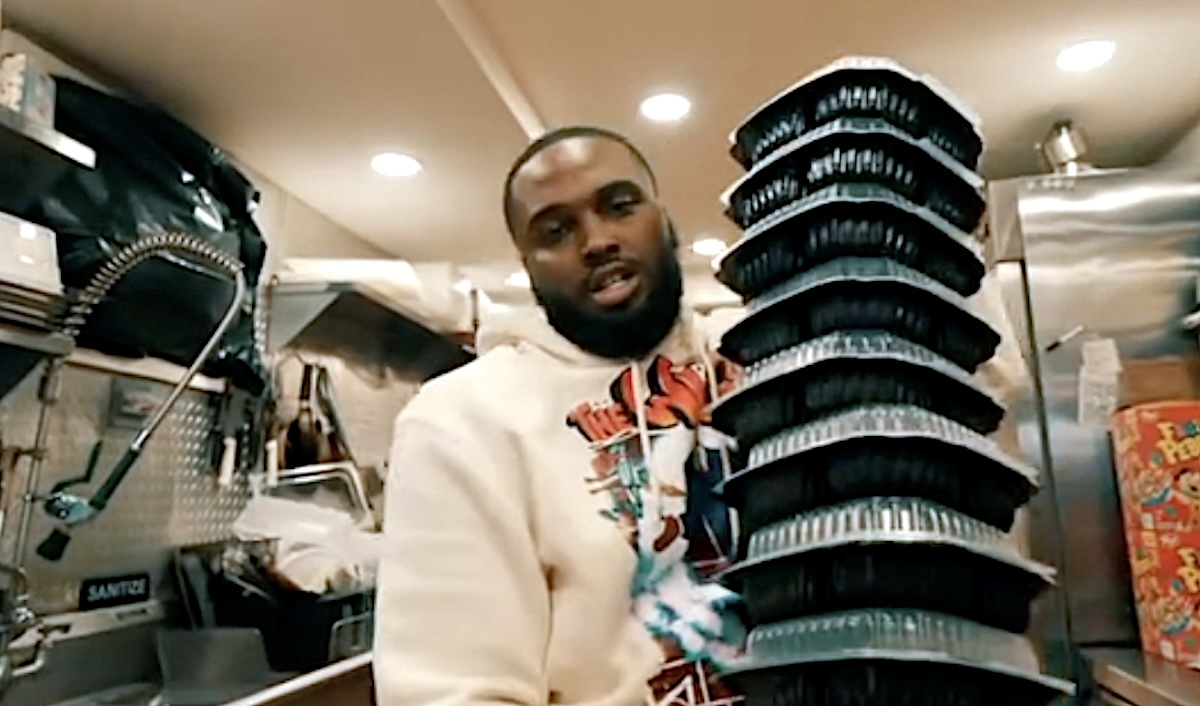 Thomas Montgomery Jr. in a promotional rap video for the Wiz