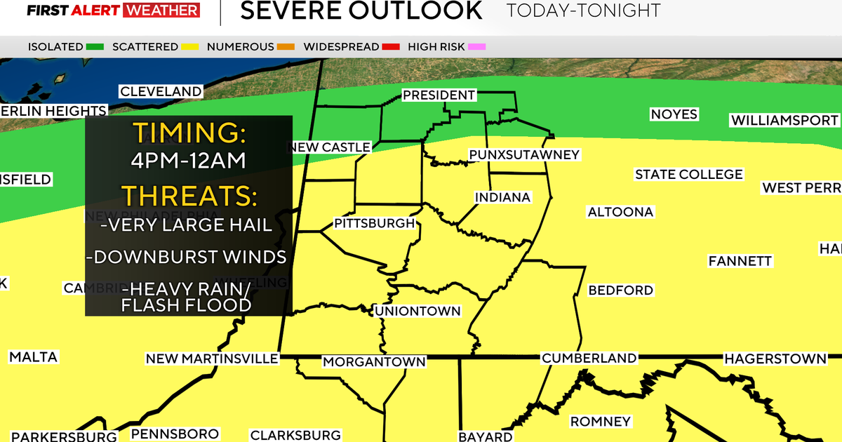 Strong storms with heavy rain possible in Pittsburgh area on Sunday | First Alert Weather