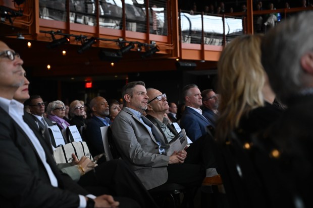 People attend the Lehigh Valley Economic Development Corp.'s annual meeting Tuesday, March 17, 2026, at SteelStacks in Bethlehem. (Amy Shortell/The Morning Call)