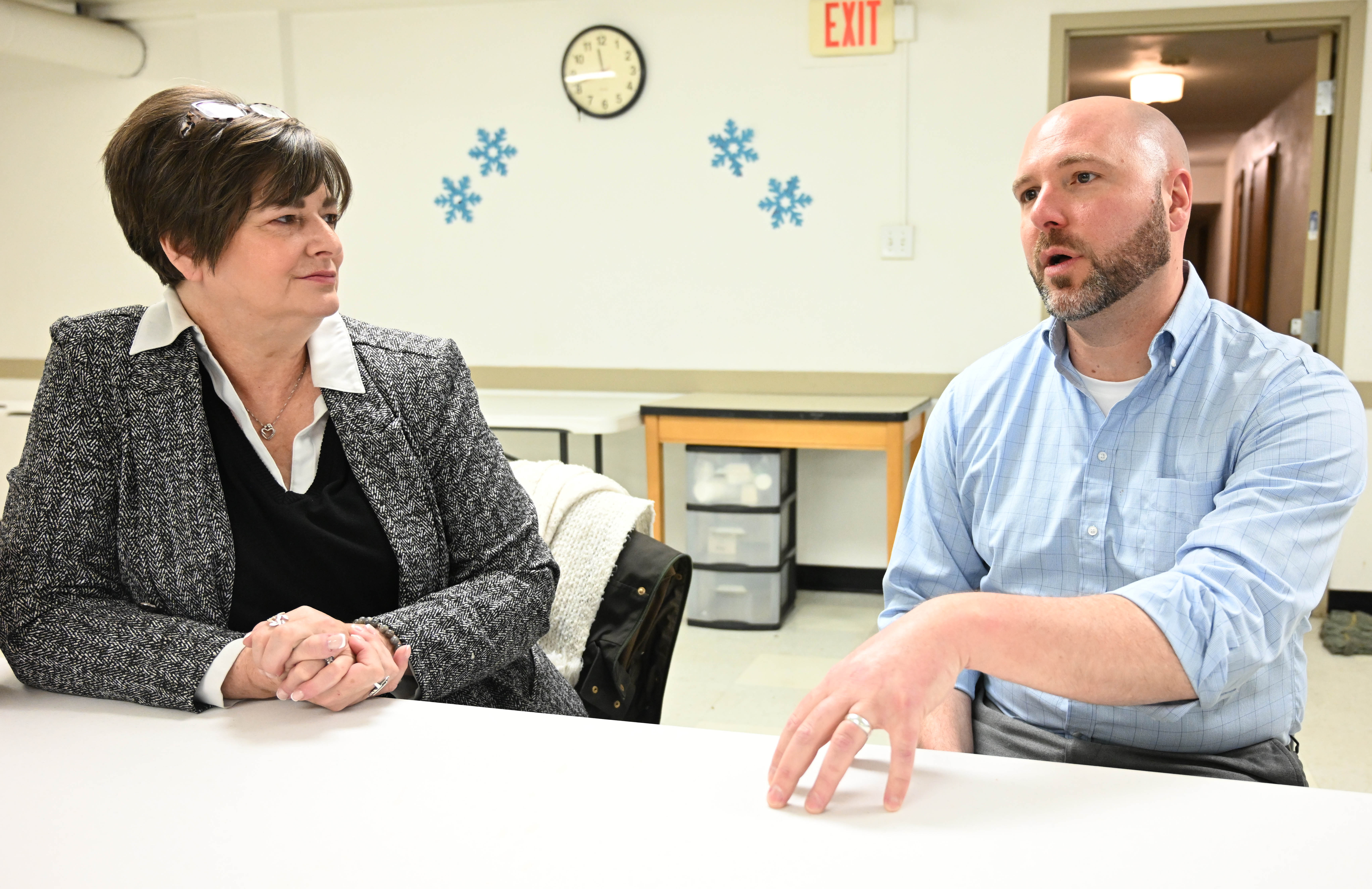 Drew Lutz-Long, associate director of music and networking at Christ...