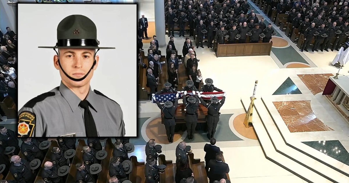 Pennsylvania State Police Cpl. Timothy O'Connor remembered as hero at funeral: "Tim's legacy will live on"
