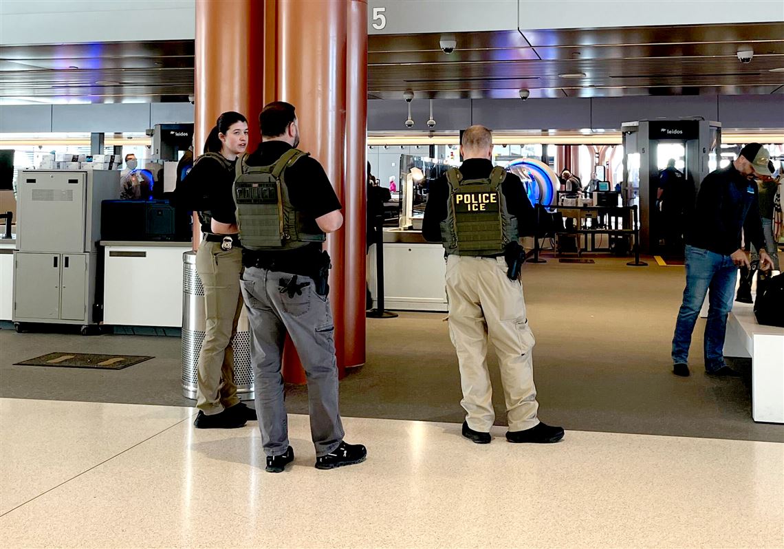 ICE in airports: Agents begin work at Pittsburgh International Airport amid TSA staffing concerns