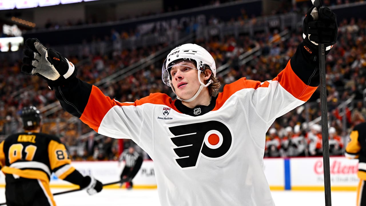 Flyers tie game 3 times, defeat Penguins in shootout