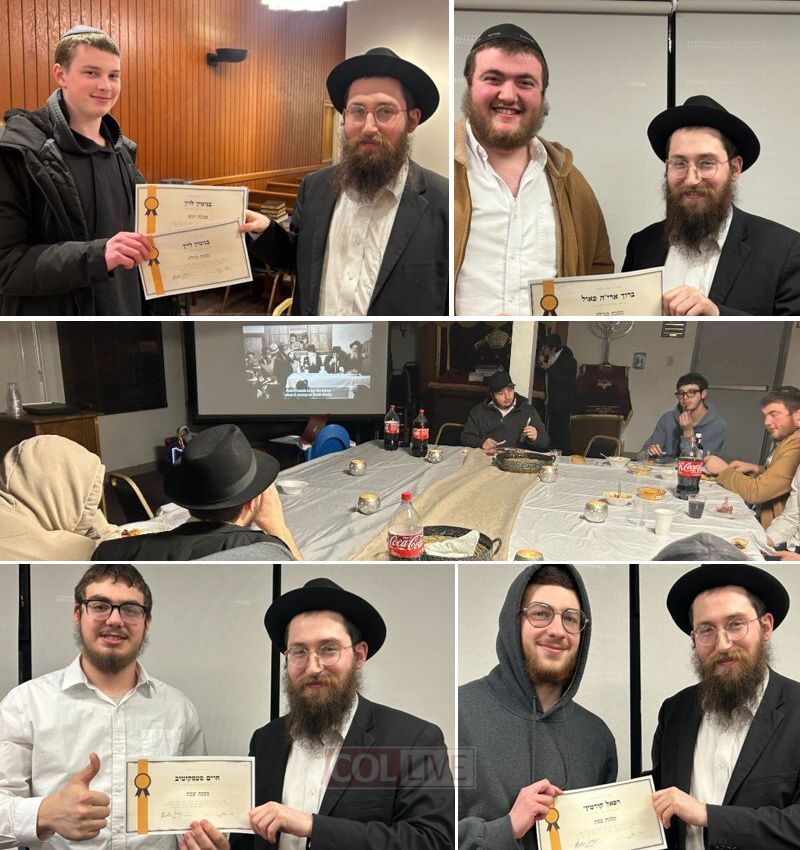 Pittsburgh Zal Bachurim Celebrate Siyum Mesechtos
