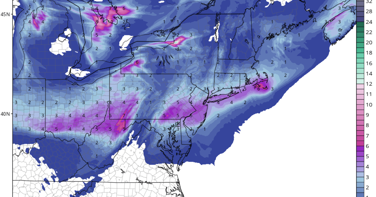 Winter weather advisory in effect as season’s first widespread snow moves into region