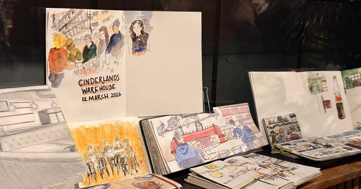 Urban Sketchers Pittsburgh find solace drawing obscure locations