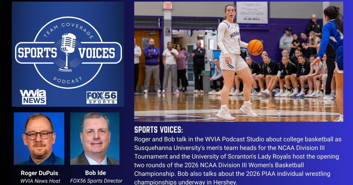 College basketball, including the Susquehanna River Hawks and Scranton's Lady Royals