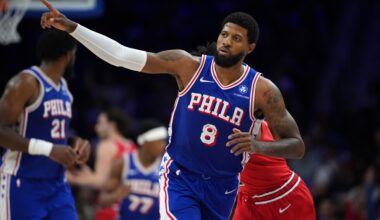 Paul George returns to boost 76ers' playoff push after 25-game suspension