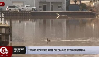 2 women dead, 1 man alive, after vehicle crashes into water at Lorain marina