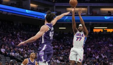 Sixers rookie VJ Edgecombe scores career-high 38 points in 139-118 win over Sacramento Kings