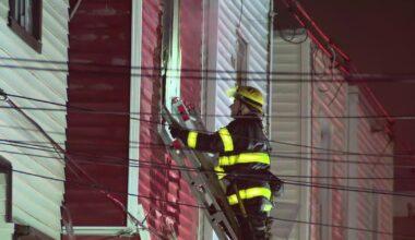 4 firefighters hurt, 2 families displaced hurt in West Philadelphia rowhome fire