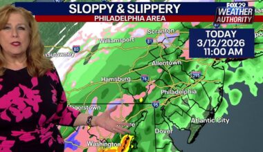 Philly weather: Wet, chilly Thursday follows record-breaking warmth