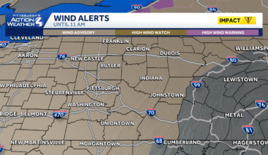 Strong winds and cold temperatures return to Western Pennsylvania