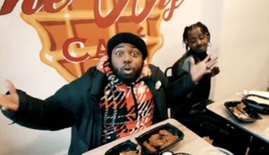 Philly performers Tizz 215 and Cartier 215 in a promotional rap video for the Wiz, the North Philadelphia all-day breakfast spot set to take over the Wilson