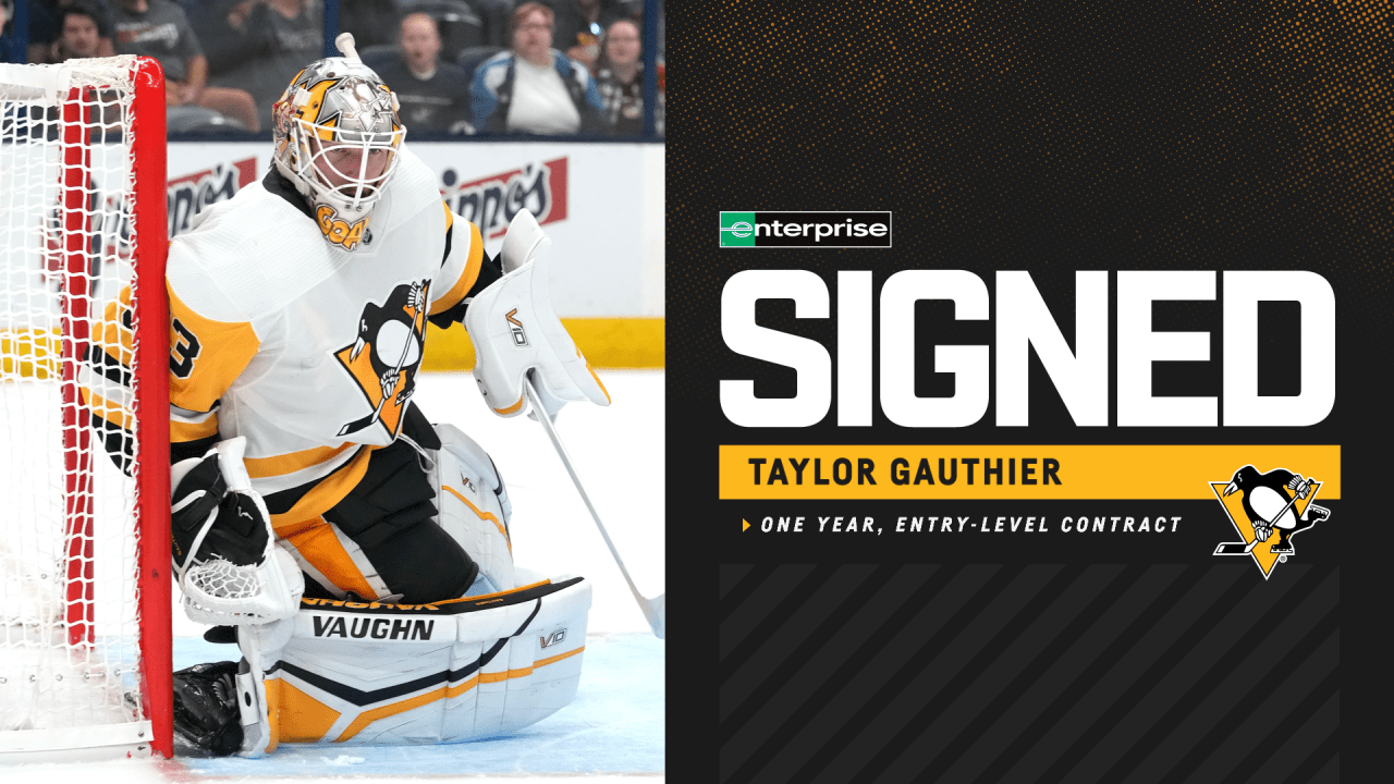 Penguins Sign Goaltender Taylor Gauthier to a One-Year Contract