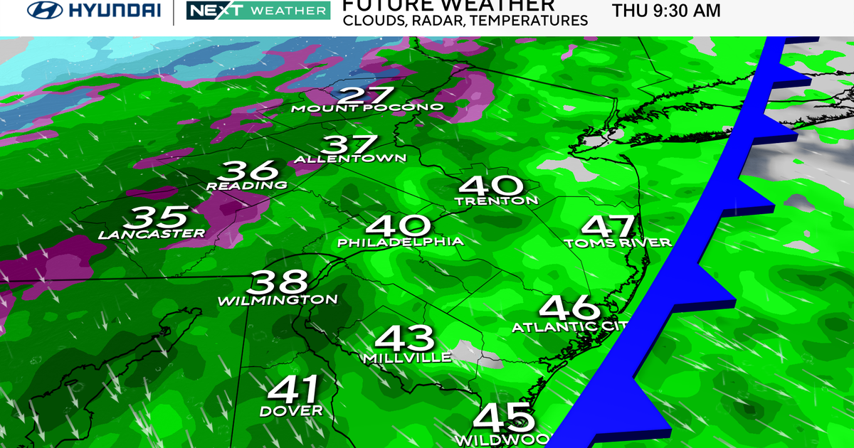 Philadelphia area should prepare for temperature shock as temps drop 55 degrees in just over 24 hours