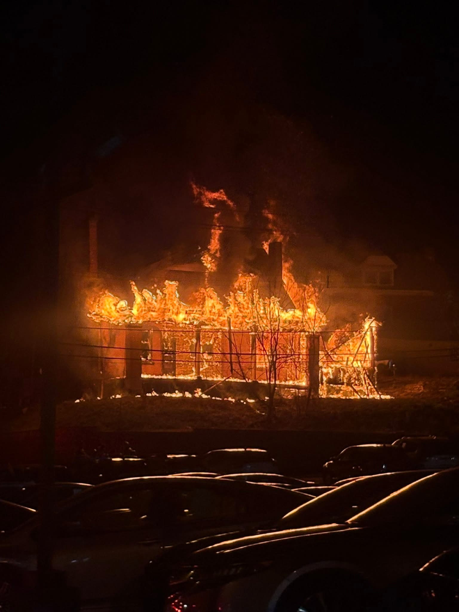 House fire in Overbrook
