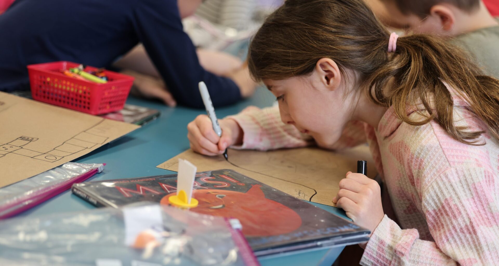 K-5 excitement builds for uniquely special author visit