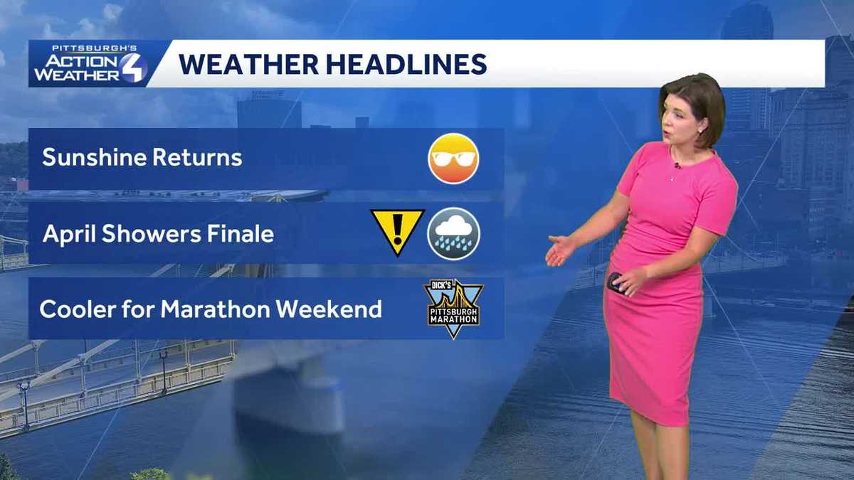 Sunshine returns with a warm up