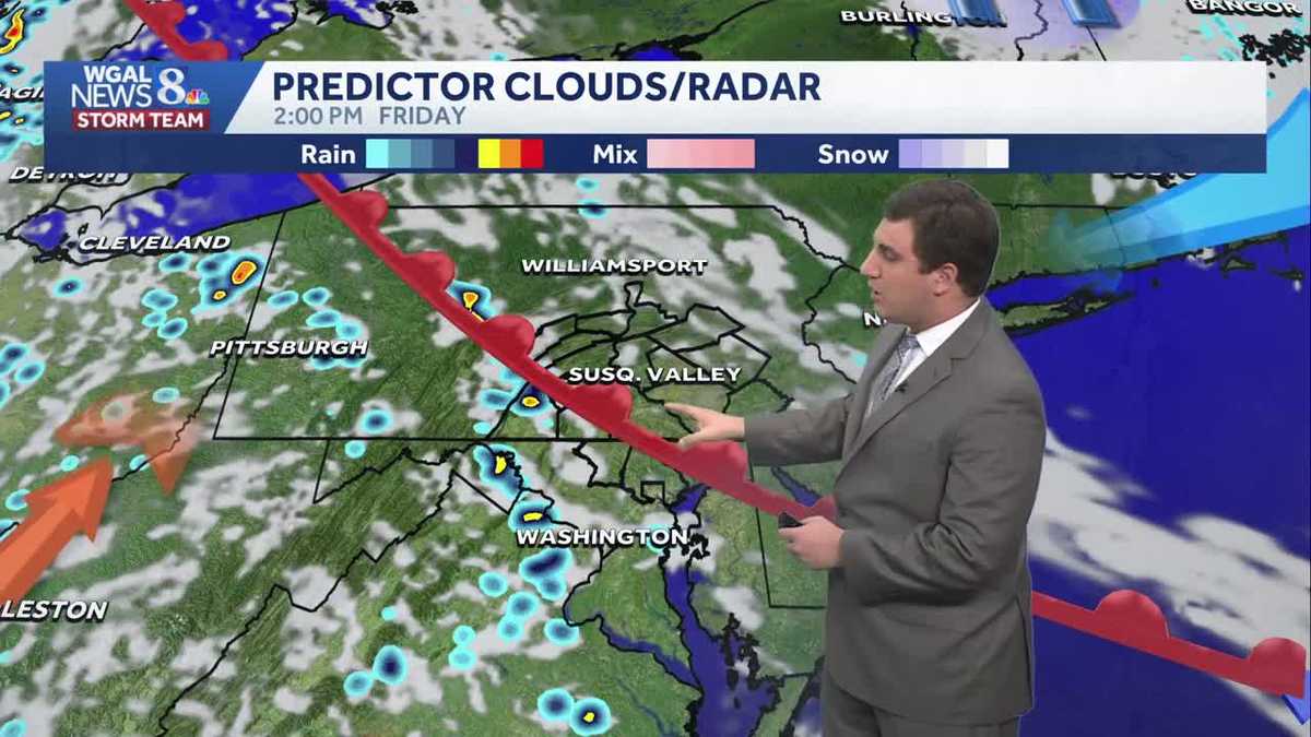 Mild Friday With Few PM Showers; More Rain Saturday