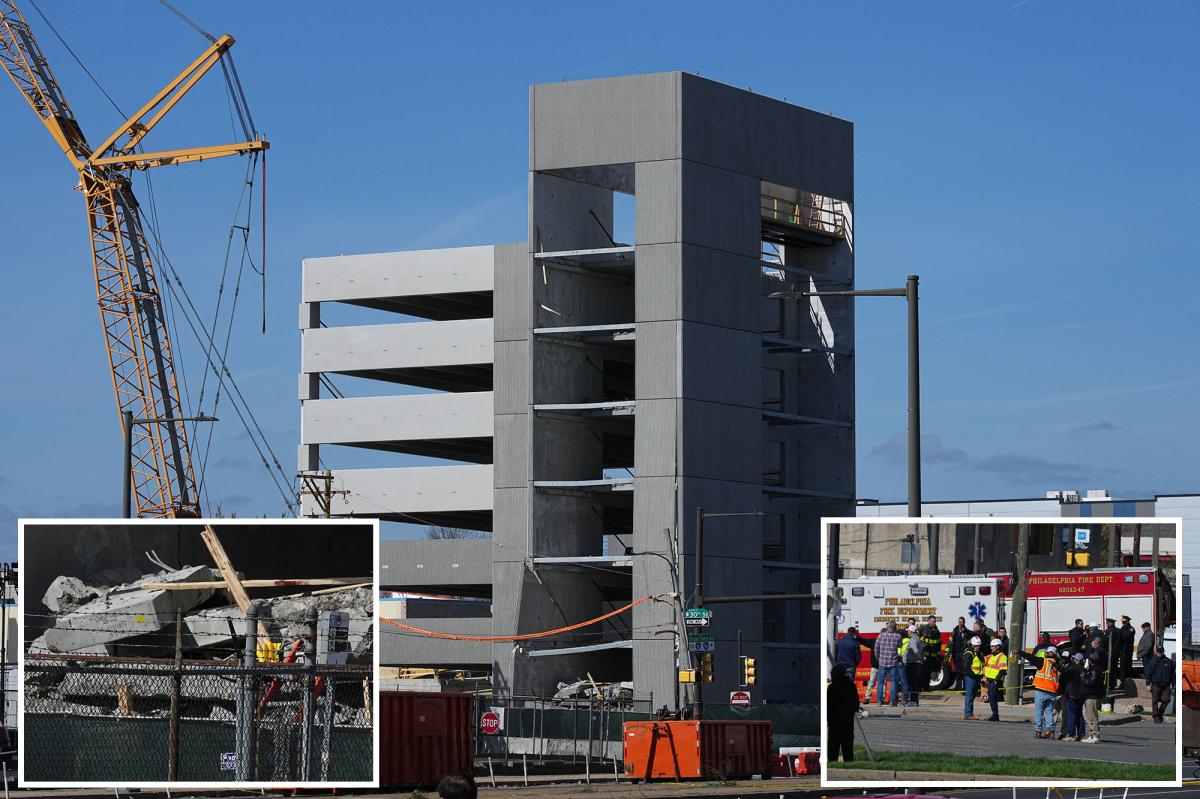 Philadelphia parking garage collapses killing worker, burying others